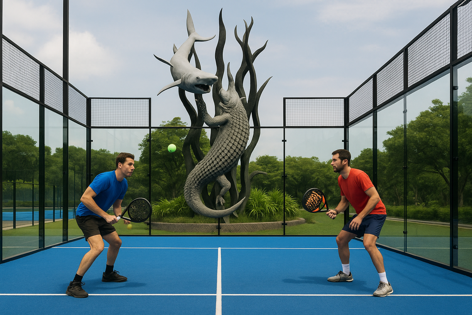 lapangan padel di surabaya
