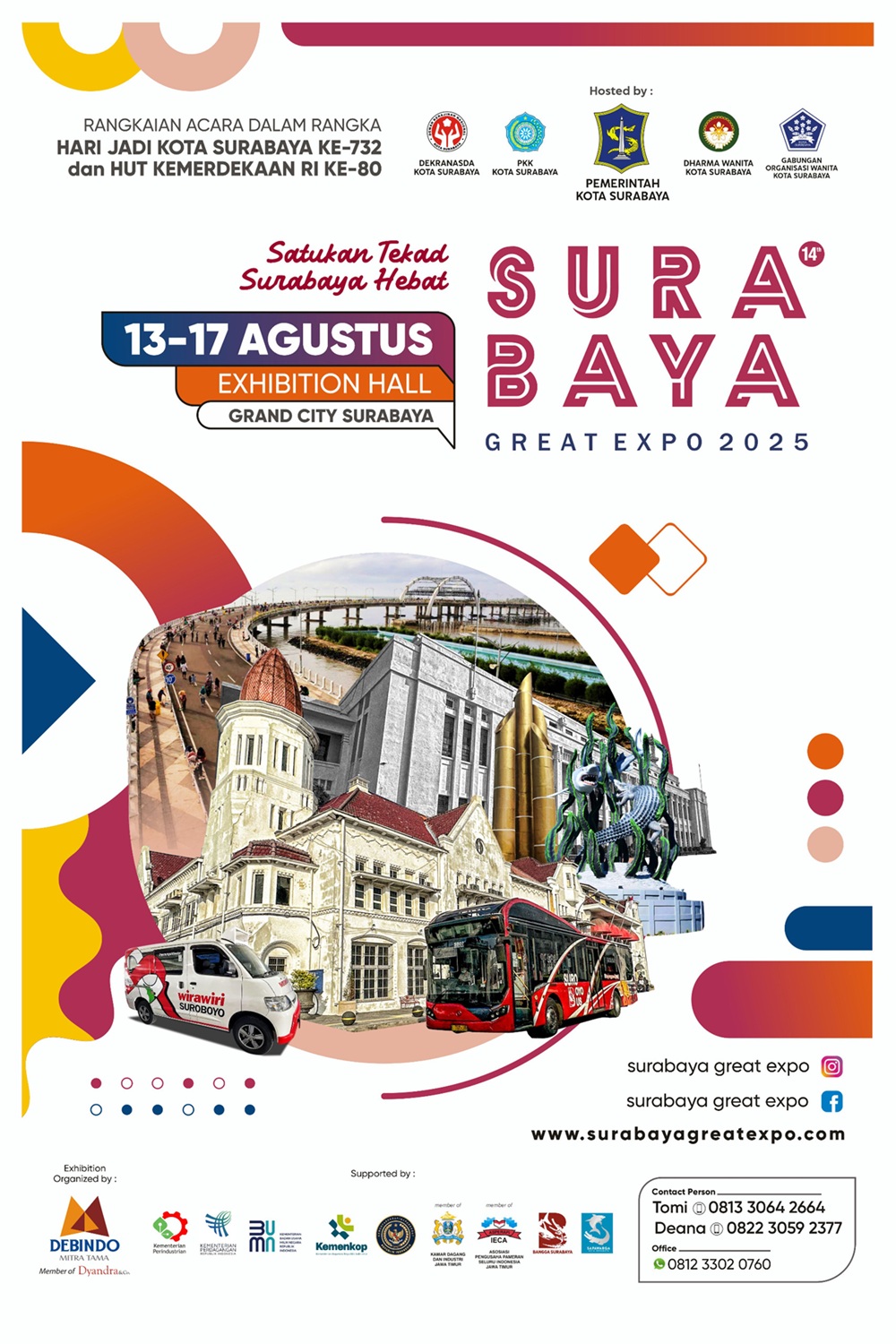 Poster Surabaya Great Expo 2025