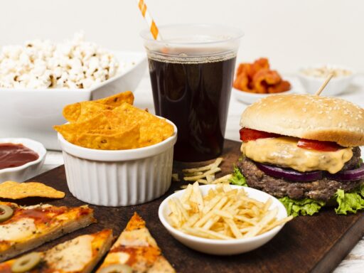 Ilustrasi : makanan junk food