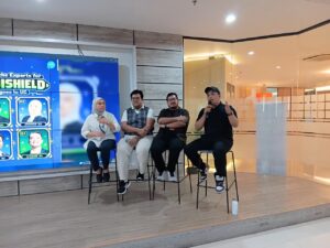 Empat pembicara dalam event Cyber-Resilient Digital Ventures di Universitas Ciputra Surabaya